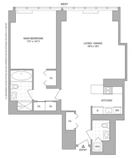 $1,495,000 | 160 West 66th Street, Unit 33A | Upper West Side