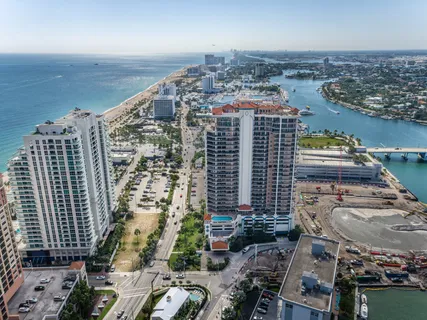 a view of a balcony with an outdoor space