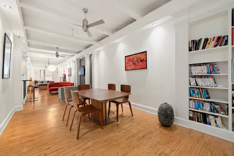 a view of a livingroom and dining room