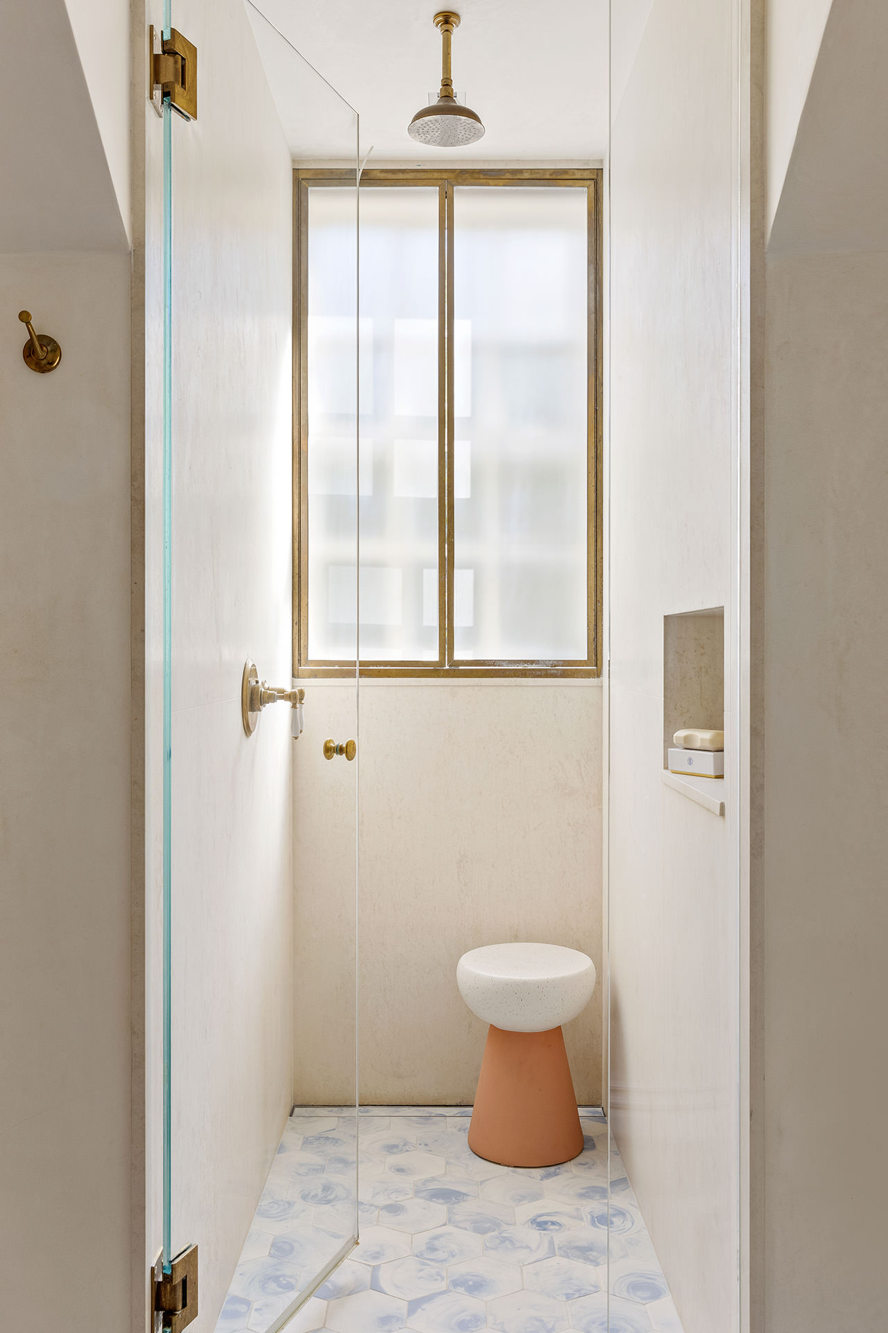 37 Harrison Street Manhattan, NY 10013 - Photo 14 of 26 a bathroom with a toilet and a window