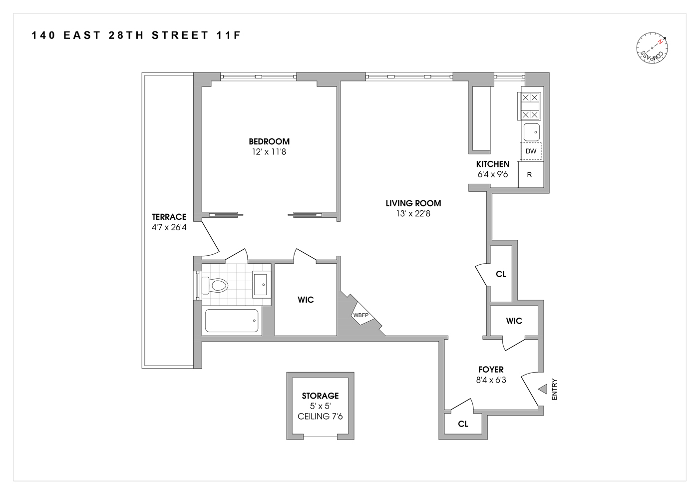 140 East 28th Street, Unit 11F Manhattan, NY 10016 - Photo 16 of 16