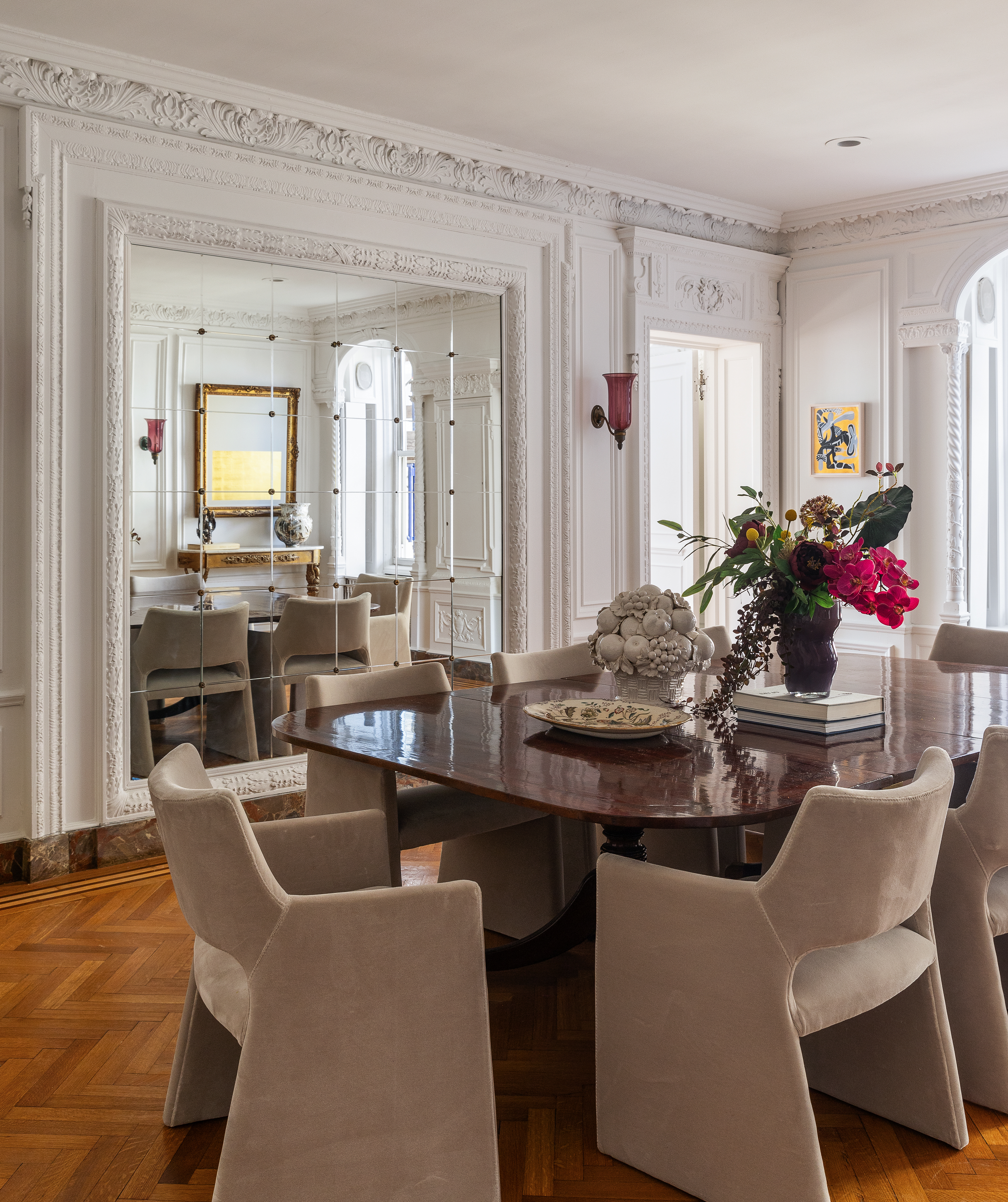 1136 5th Avenue, Unit 6A Manhattan, NY 10128 - Photo 19 of 44 a dining room with furniture and window