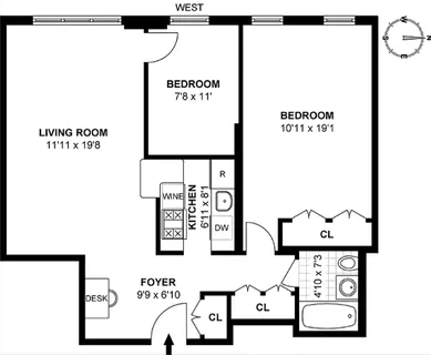 a picture of a book and a bed