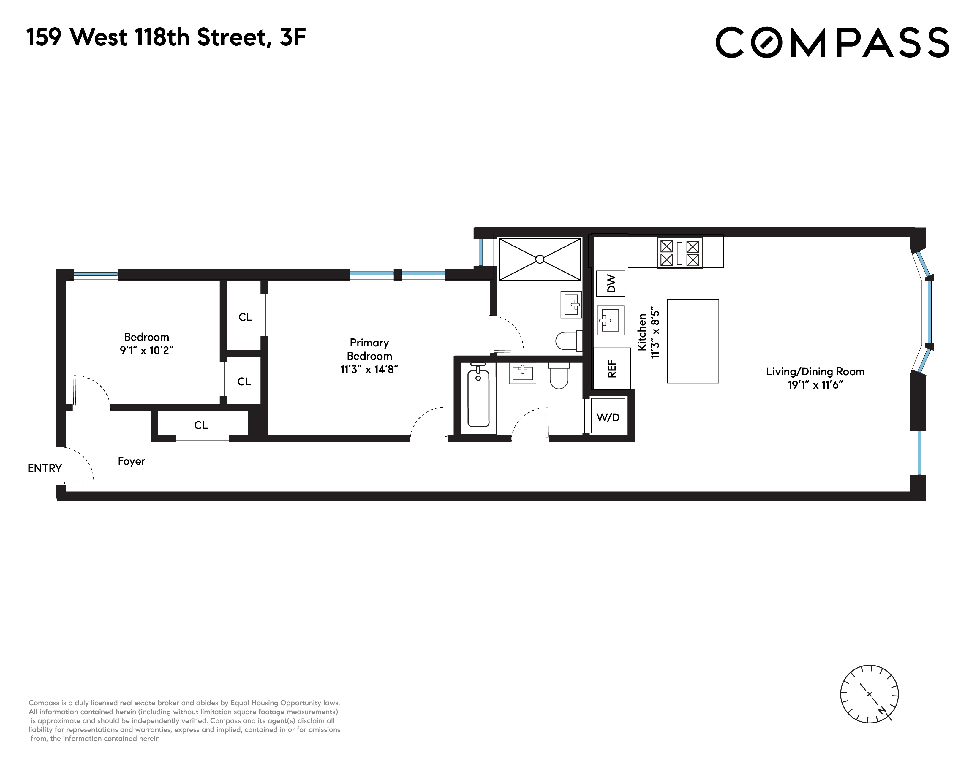 159 West 118th Street, Unit 3F Manhattan, NY 10026 - Photo 10 of 10