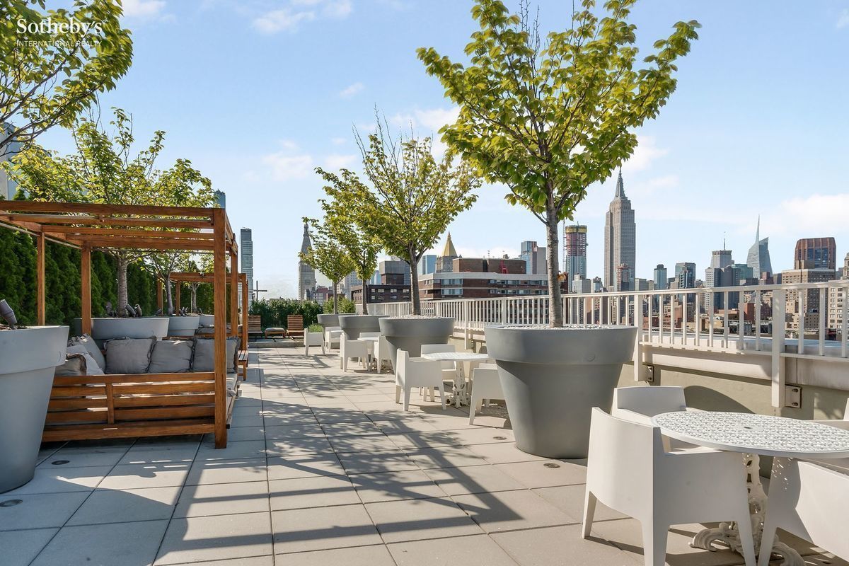 340 East 23rd Street, Unit 4D Manhattan, NY 10010 - Photo 13 of 19 a view of a patio with couches table and chairs and potted plants