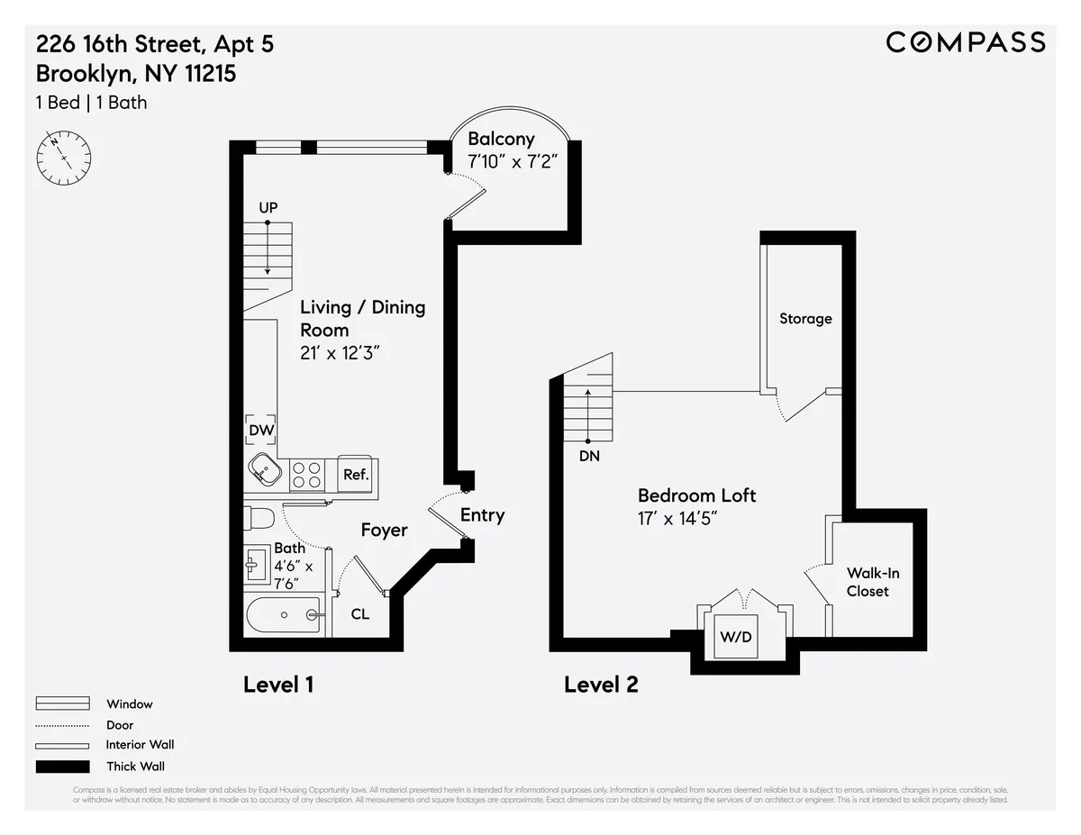 $3,750 | 226 16th Street, Unit 5 | Park Slope