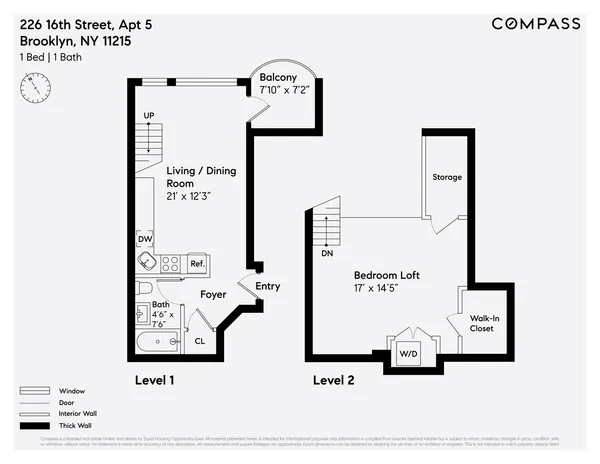 $3,750 | 226 16th Street, Unit 5 | Park Slope