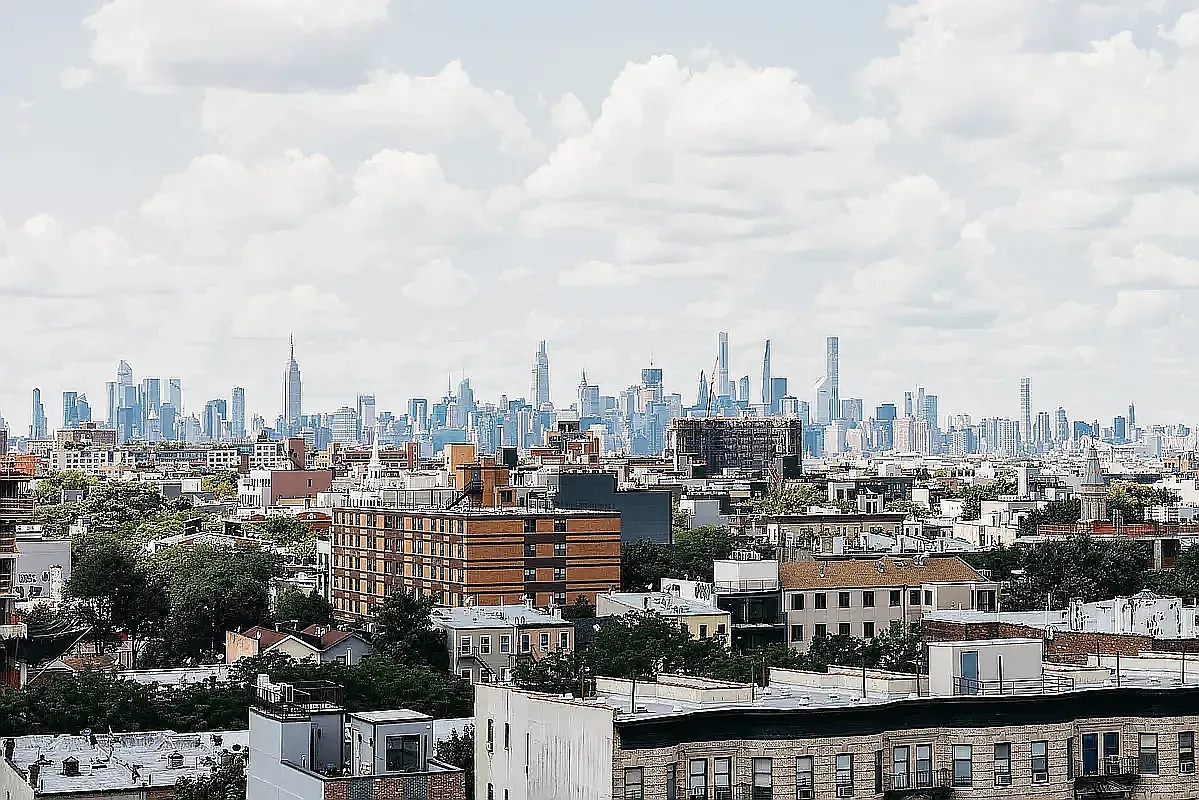 8 Palmetto Street, Unit 519 Brooklyn, NY 11221 - Photo 9 of 11 a view of a city with tall buildings