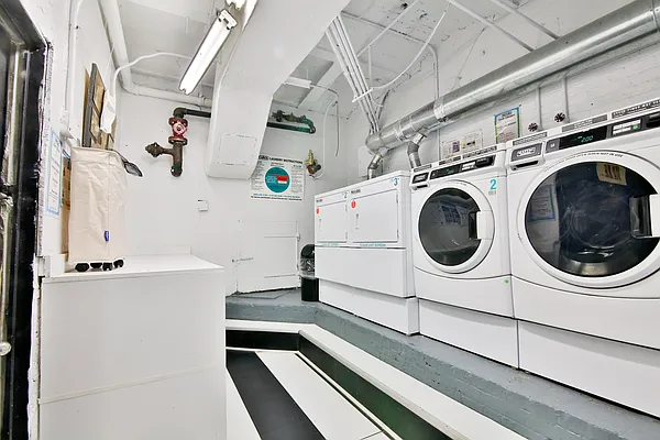 284 5th Avenue, Unit 5F Manhattan, NY 10001 - Photo 15 of 19 a utility room with dryer and washer