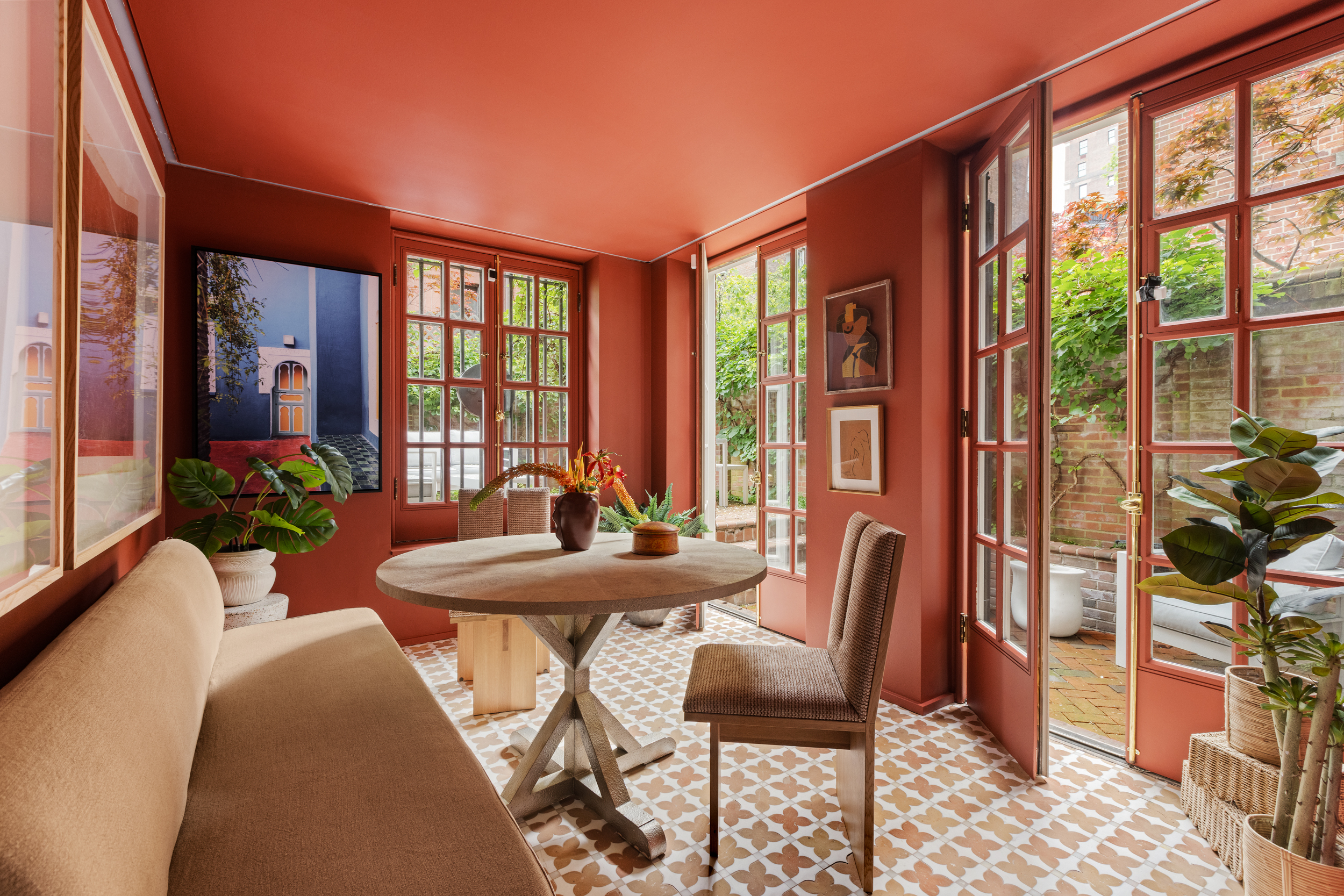 37 West 70th Street Manhattan, NY 10023 - Photo 16 of 41 a view of a dining room with furniture window and outside view
