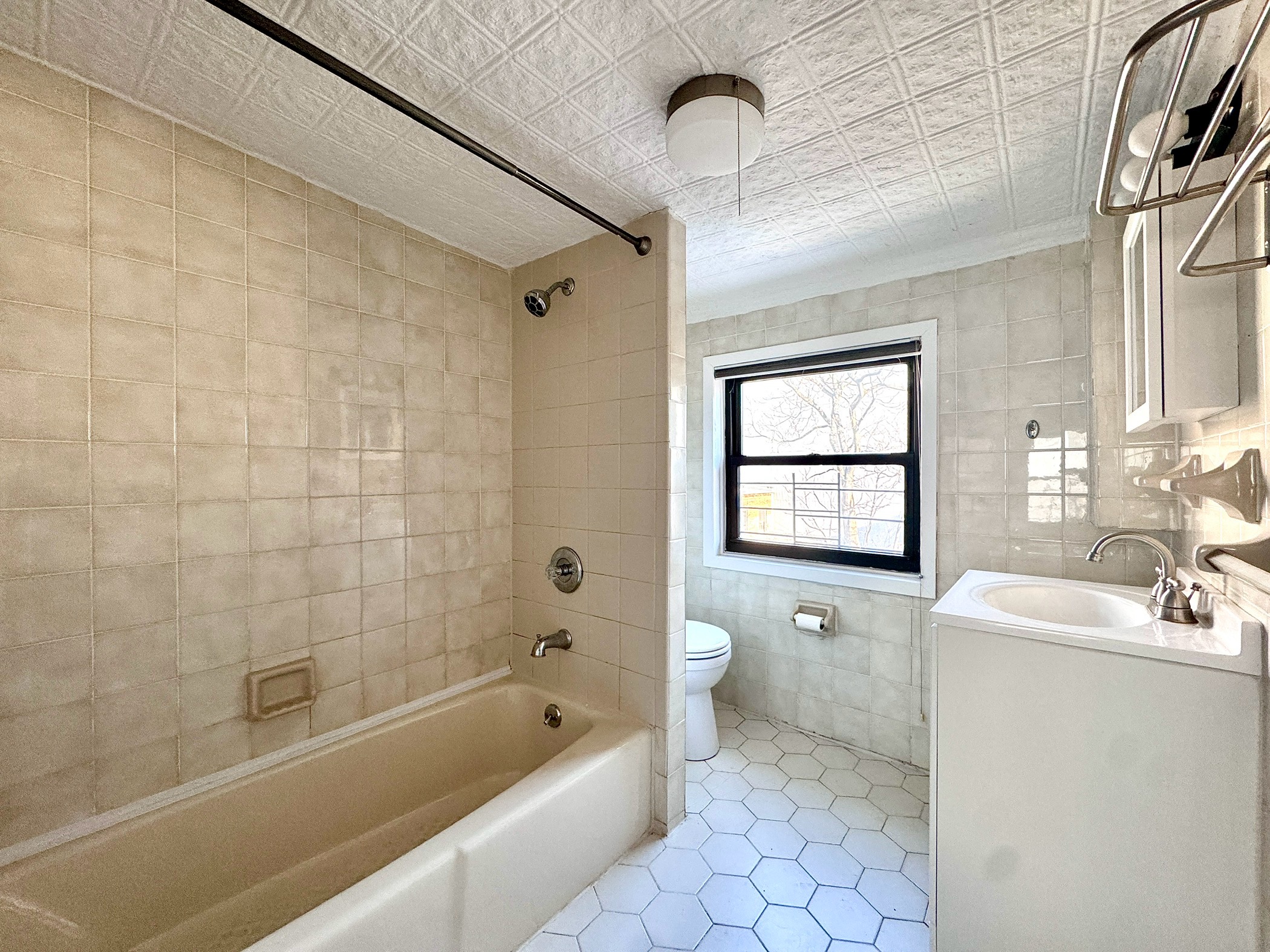 195 Court Street, Unit 4 Brooklyn, NY 11201 - Photo 7 of 11 a bathroom with a sink a toilet and shower