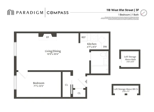 $699,000 | 118 West 81st Street, Unit 3F | Upper West Side