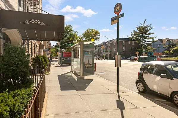 7609 4th Avenue, Unit B1 Brooklyn, NY 11209 - Photo 16 of 17 a outdoor view of a building with yard