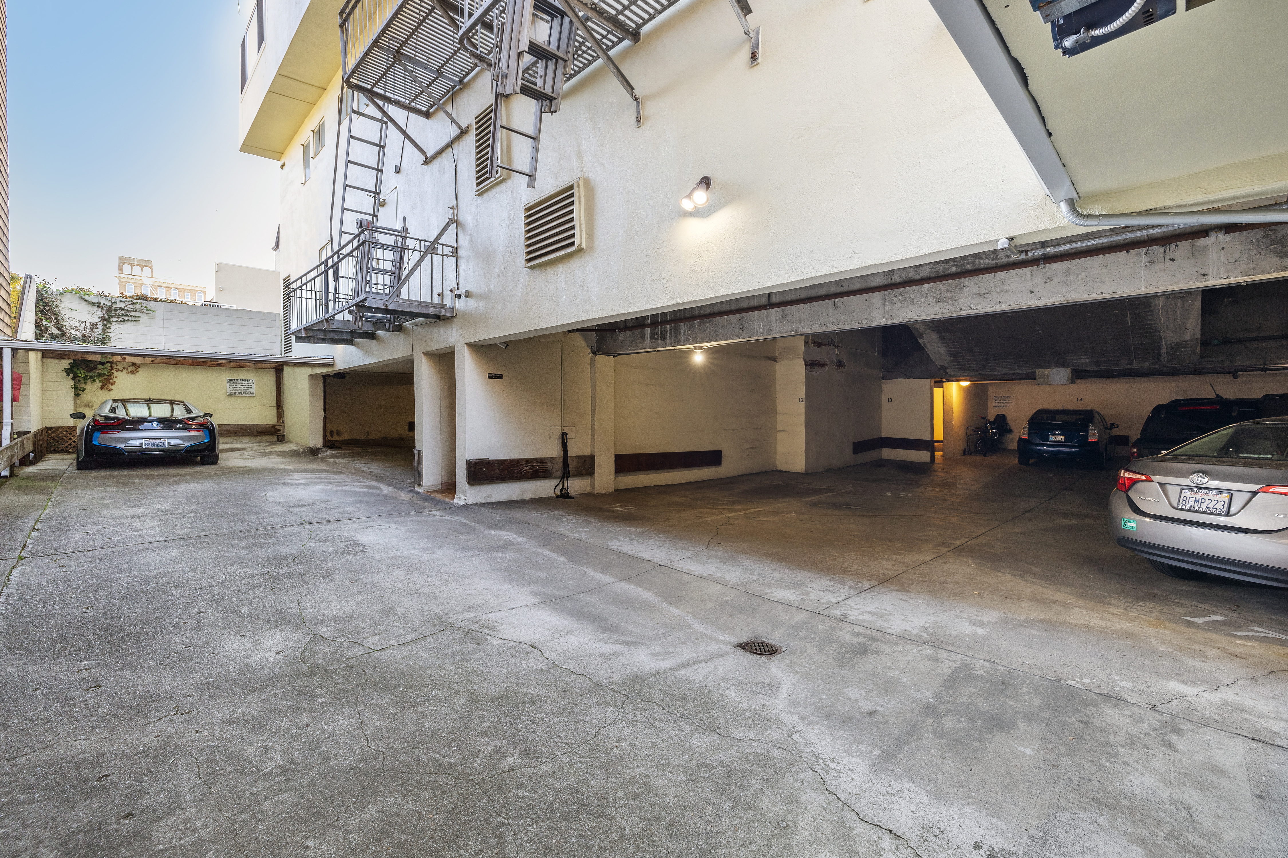 1998 Pacific Avenue San Francisco, CA 94109 - Photo 27 of 28 a view of garage with parked cars