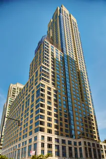 a front view of a building