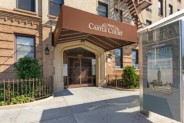 7609 4th Avenue, Unit B1 Brooklyn, NY 11209 - Photo 12 of 17 a view of a brick building with a entrance door