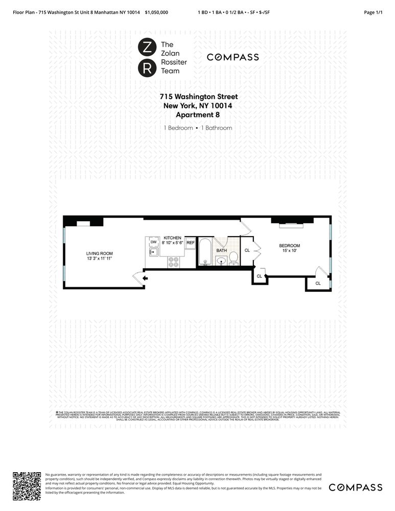 $5,100 | 715 Washington Street, Unit 8 | West Village