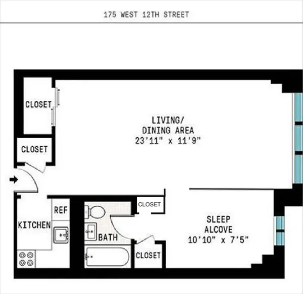 $5,400 | 175 West 12th Street, Unit 17K | West Village