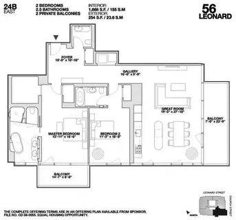 $5,000,000 | 56 Leonard Street, Unit 24B | TriBeCa