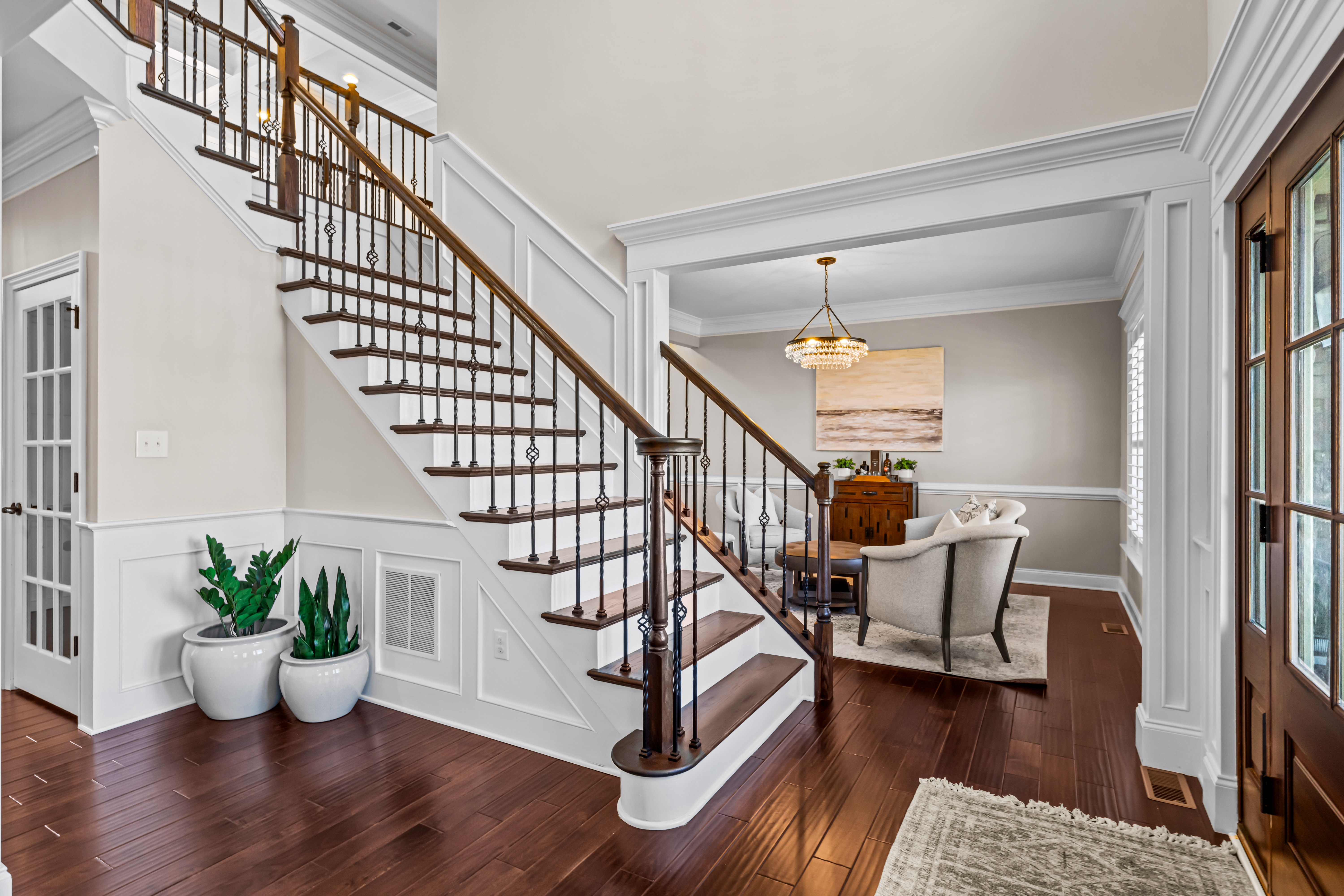52 Wellesley Way Marlton, NJ 08053 - Photo 21 of 98 a view of entryway dining room and hall with wooden floor