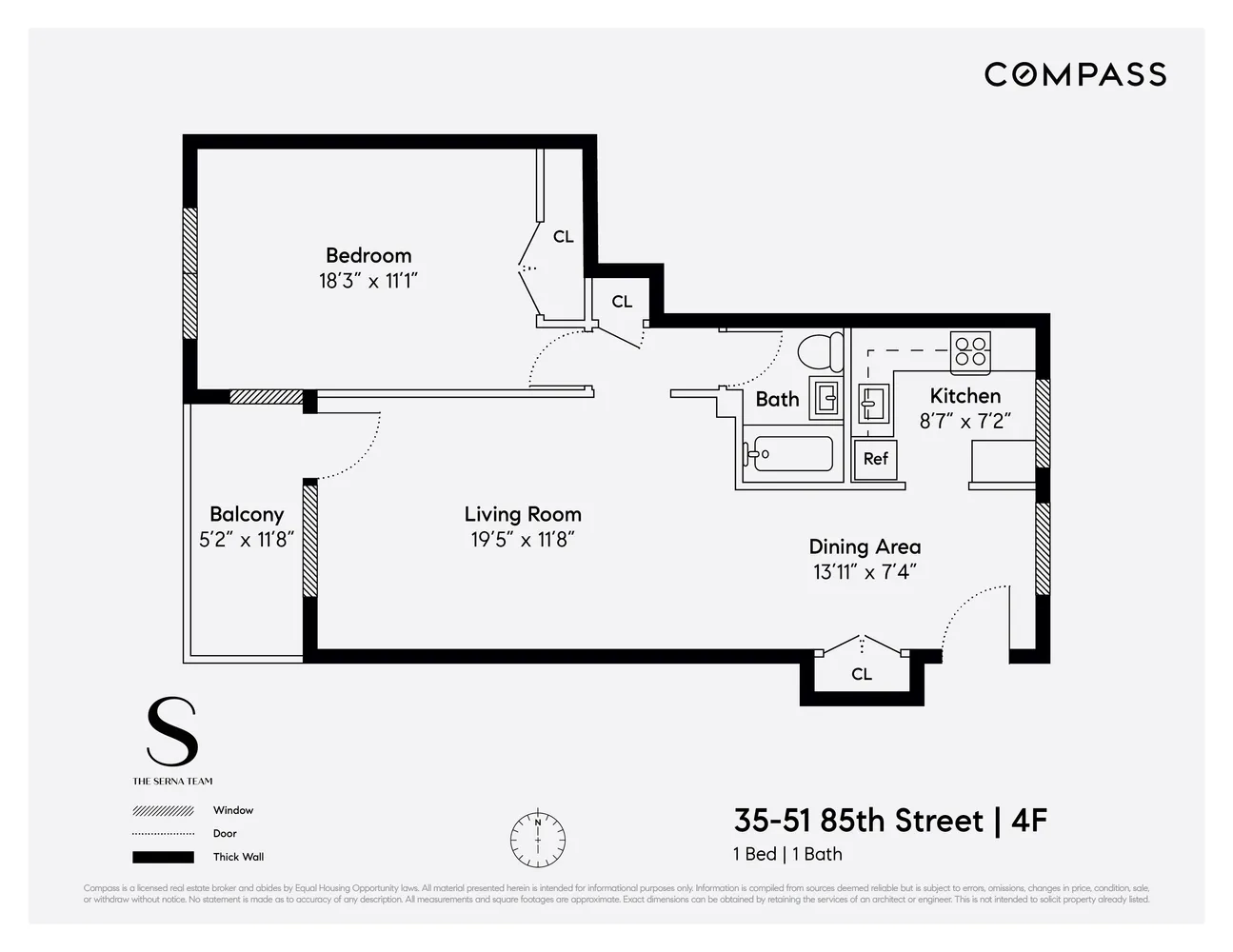 $315,000 | 35-51 85th Street, Unit 4F | Jackson Heights