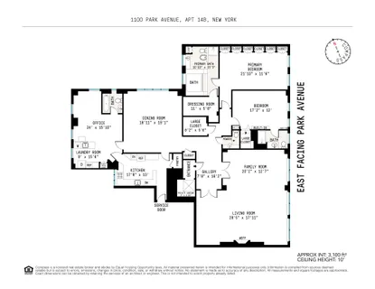 $5,195,000 | 1100 Park Avenue, Unit 14B | Upper East Side