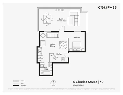 $985,000 | 5 Charles Street, Unit 3R | West Village