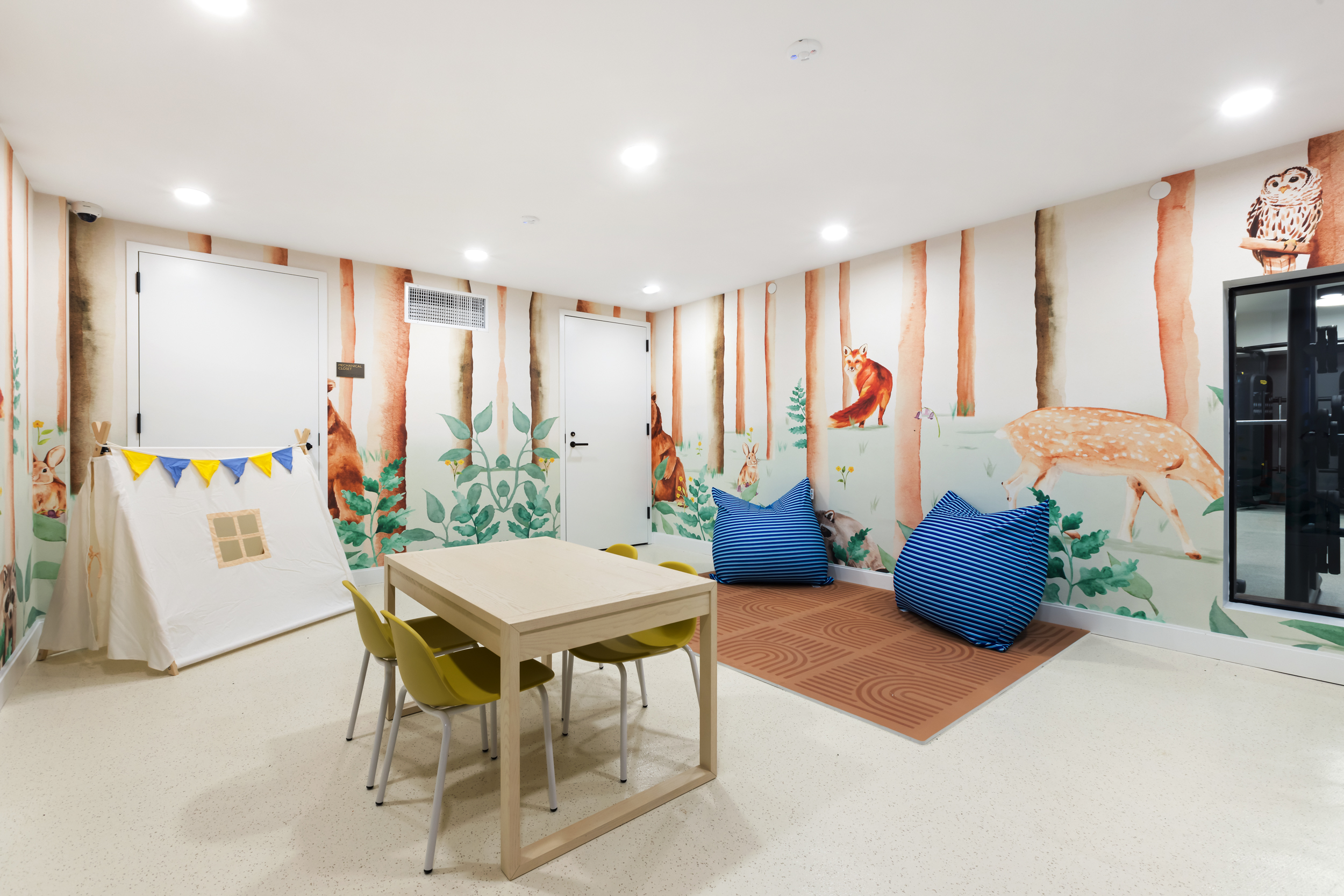 150 Barrow Street, Unit 2B Manhattan, NY 10014 - Photo 11 of 14 a living room with furniture and a flat screen tv