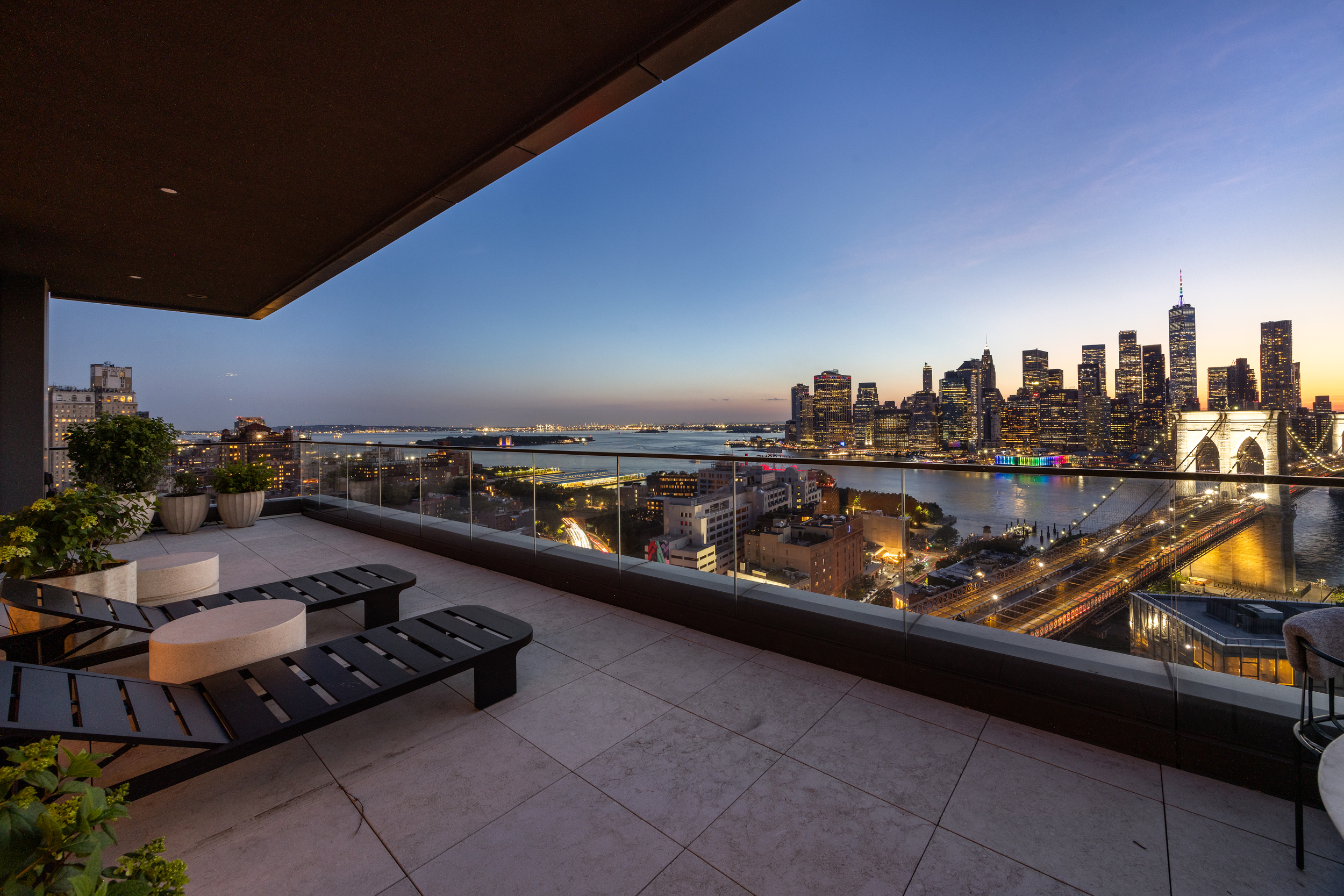 30 Front Street, Unit 25A Brooklyn, NY 11201 - Photo 18 of 45 a city view with sitting space and outdoor seating