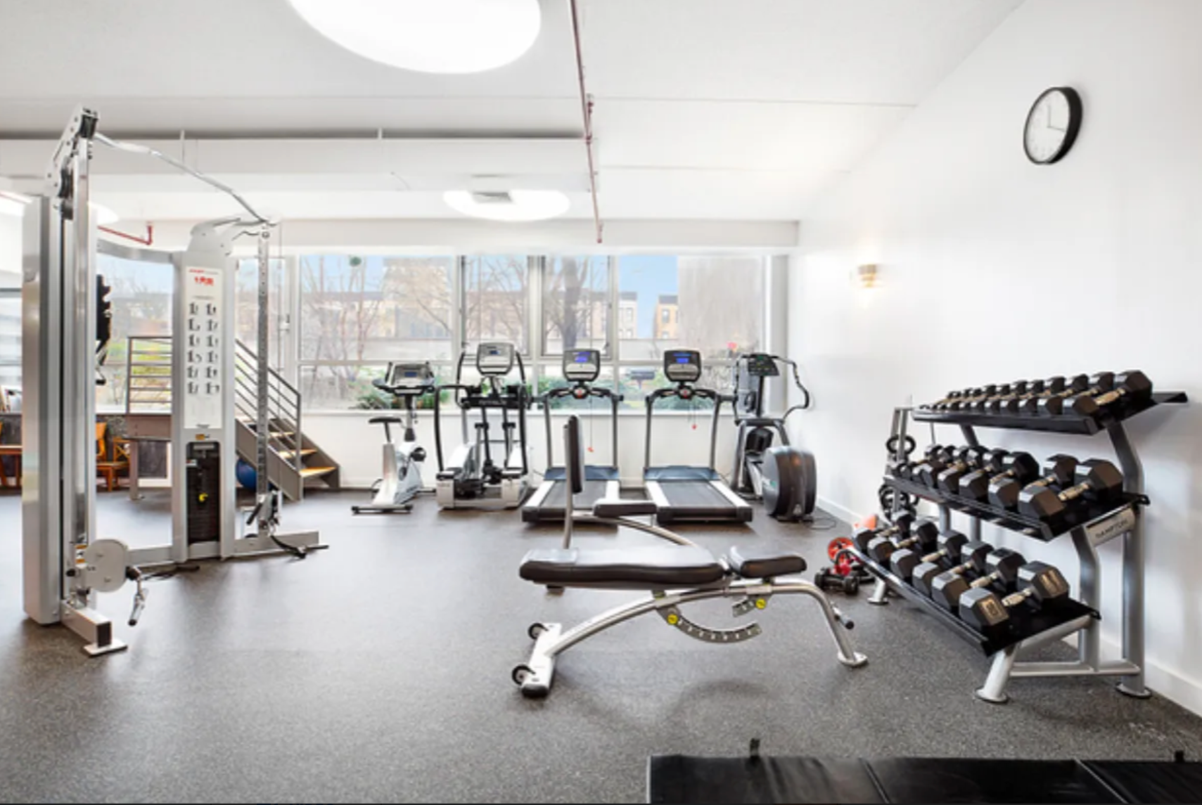 475 Sterling Place, Unit 3A Brooklyn, NY 11238 - Photo 20 of 23 a view of a room with gym equipment