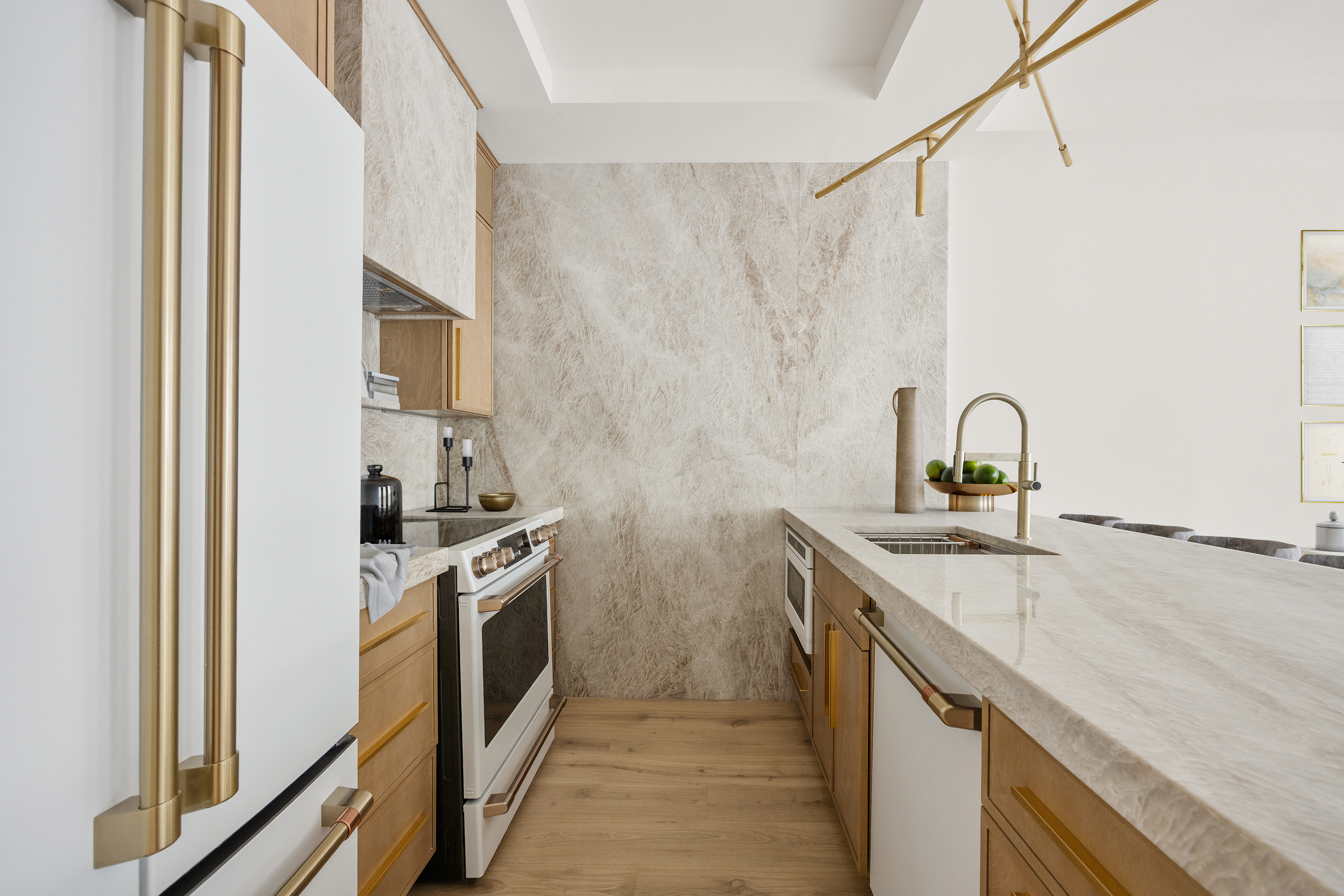354 Dean Street, Unit 3 Brooklyn, NY 11217 - Photo 2 of 18 a kitchen with a sink and a stove top oven