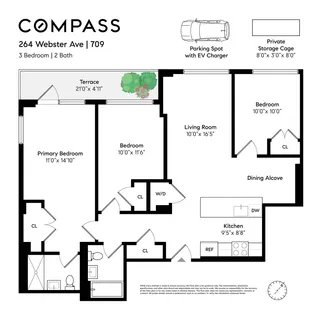 $1,090,000 | 264 Webster Avenue, Unit 709 | Kensington