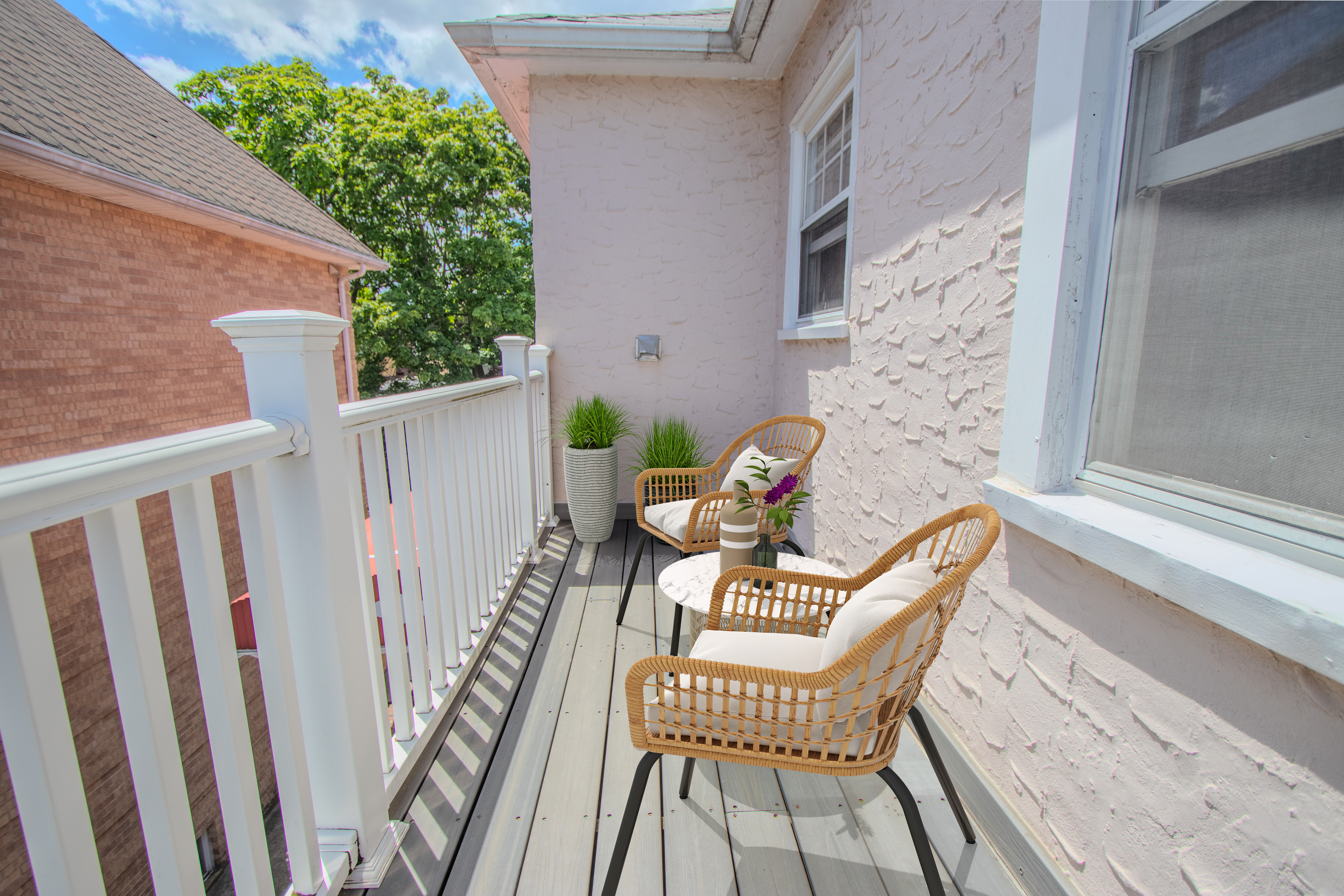 238 West End Avenue Brooklyn, NY 11235 - Photo 8 of 13 a view of chair in wooden deck