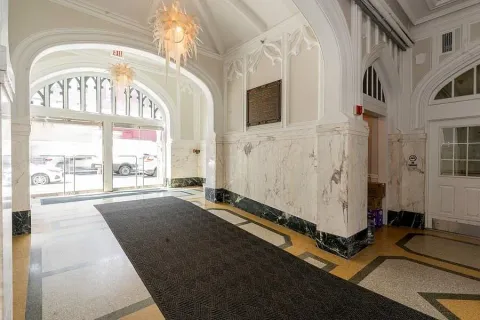 a very nice looking room with a large window