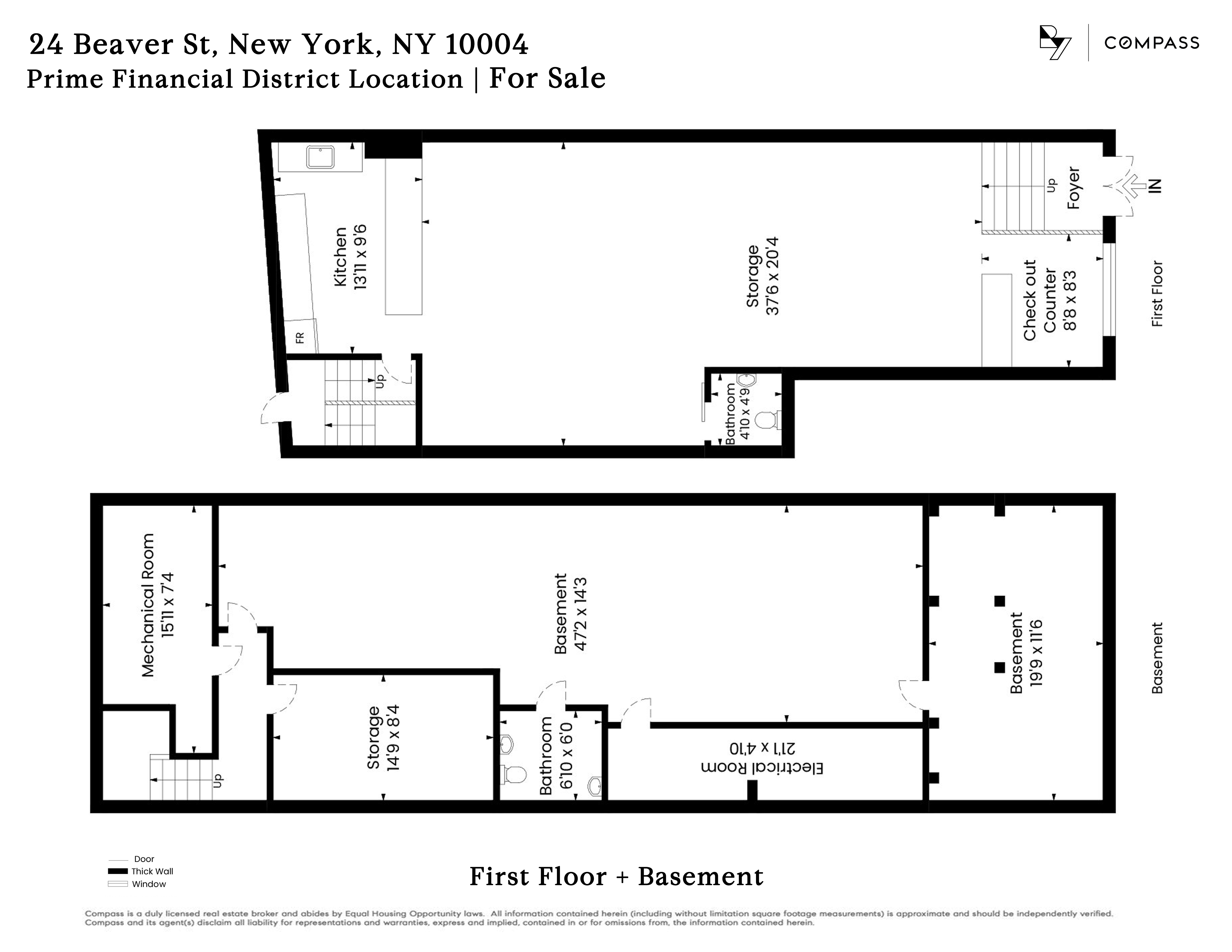 24 Beaver Street Manhattan, NY 10004 - Photo 23 of 25 a black and white photo of a black and white photo
