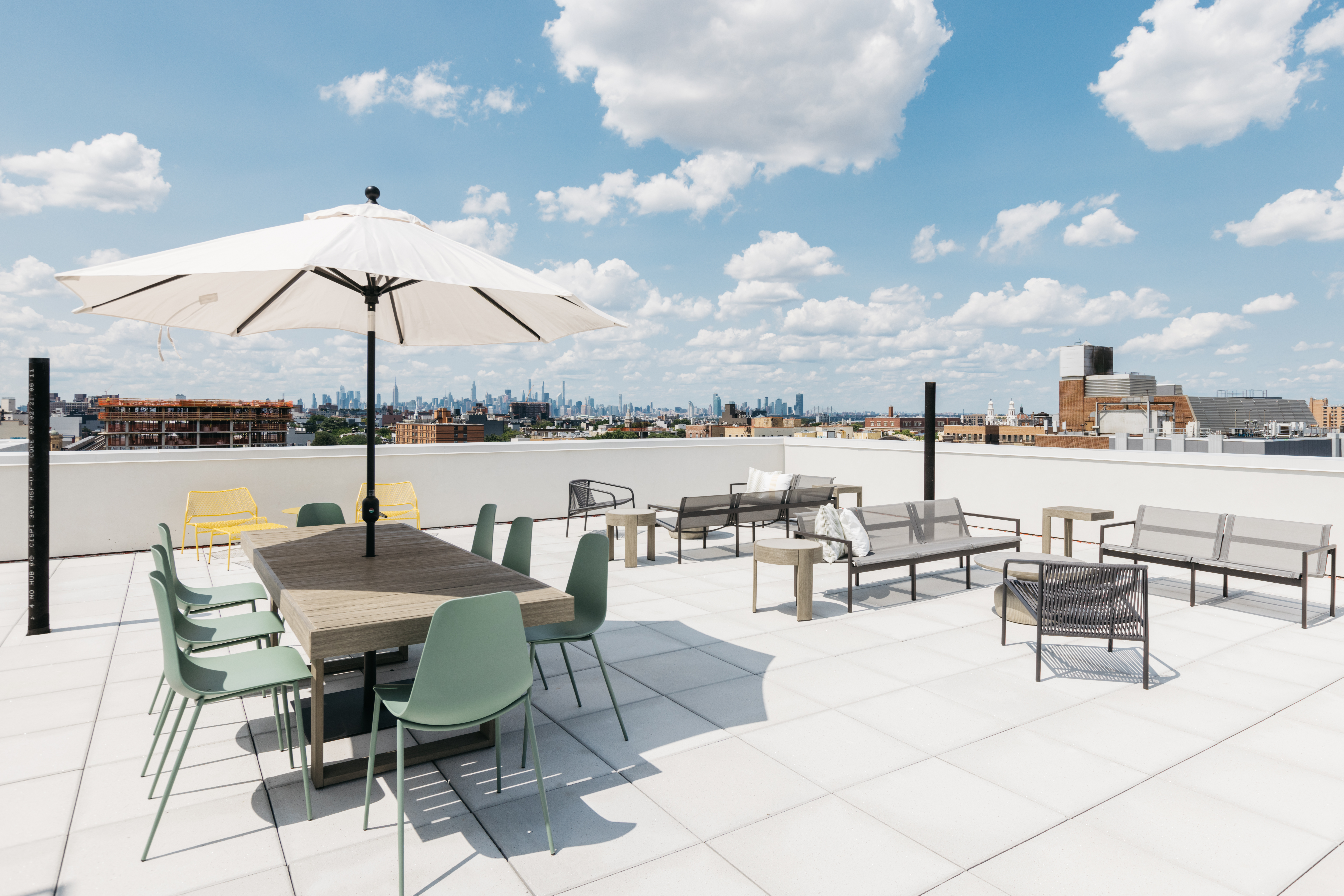 8 Palmetto Street, Unit 510 Brooklyn, NY 11221 - Photo 15 of 23 a view of a terrace with furniture and stove