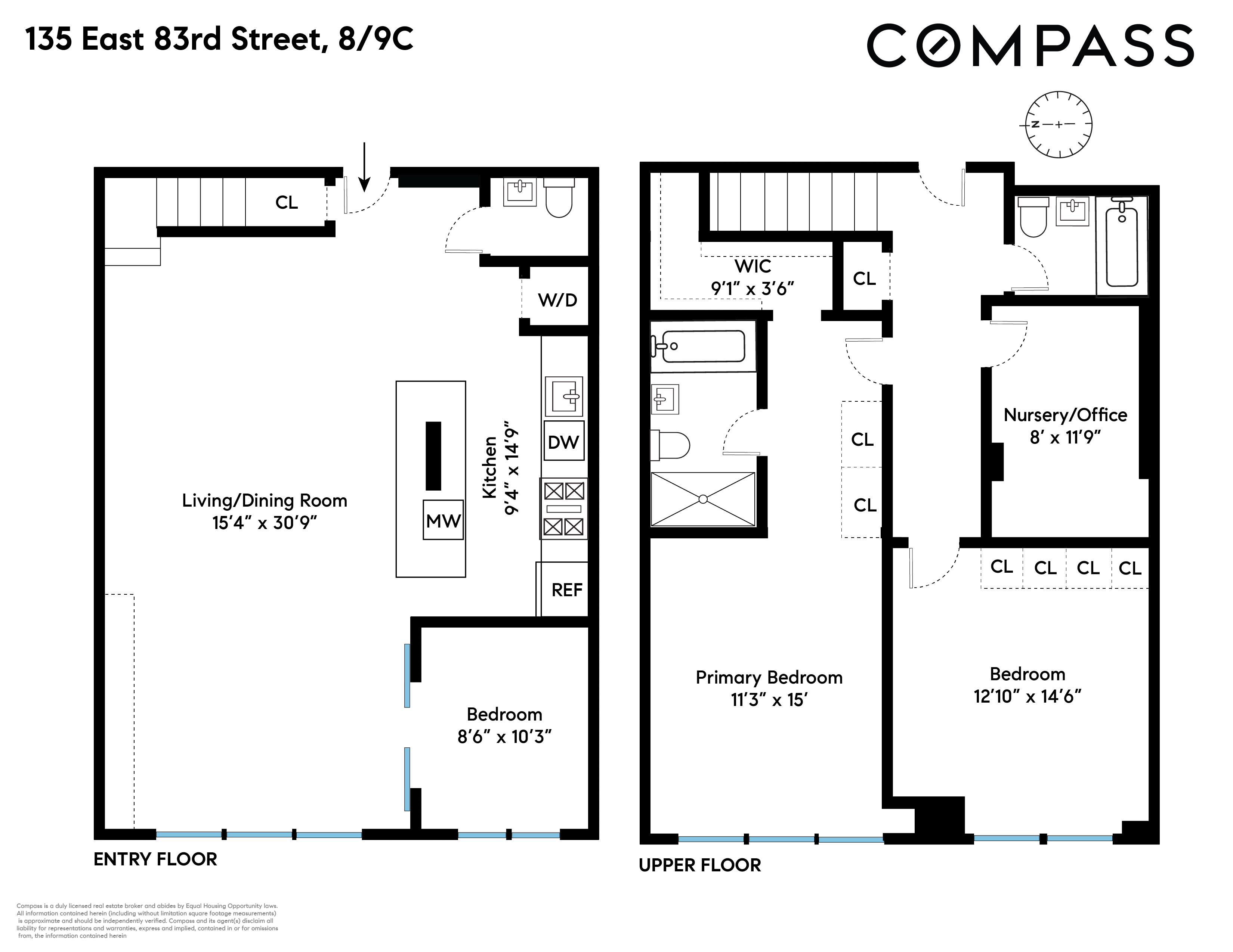 135 East 83rd Street, Unit 8/9C Manhattan, NY 10028 - Photo 15 of 15 a picture of a wall