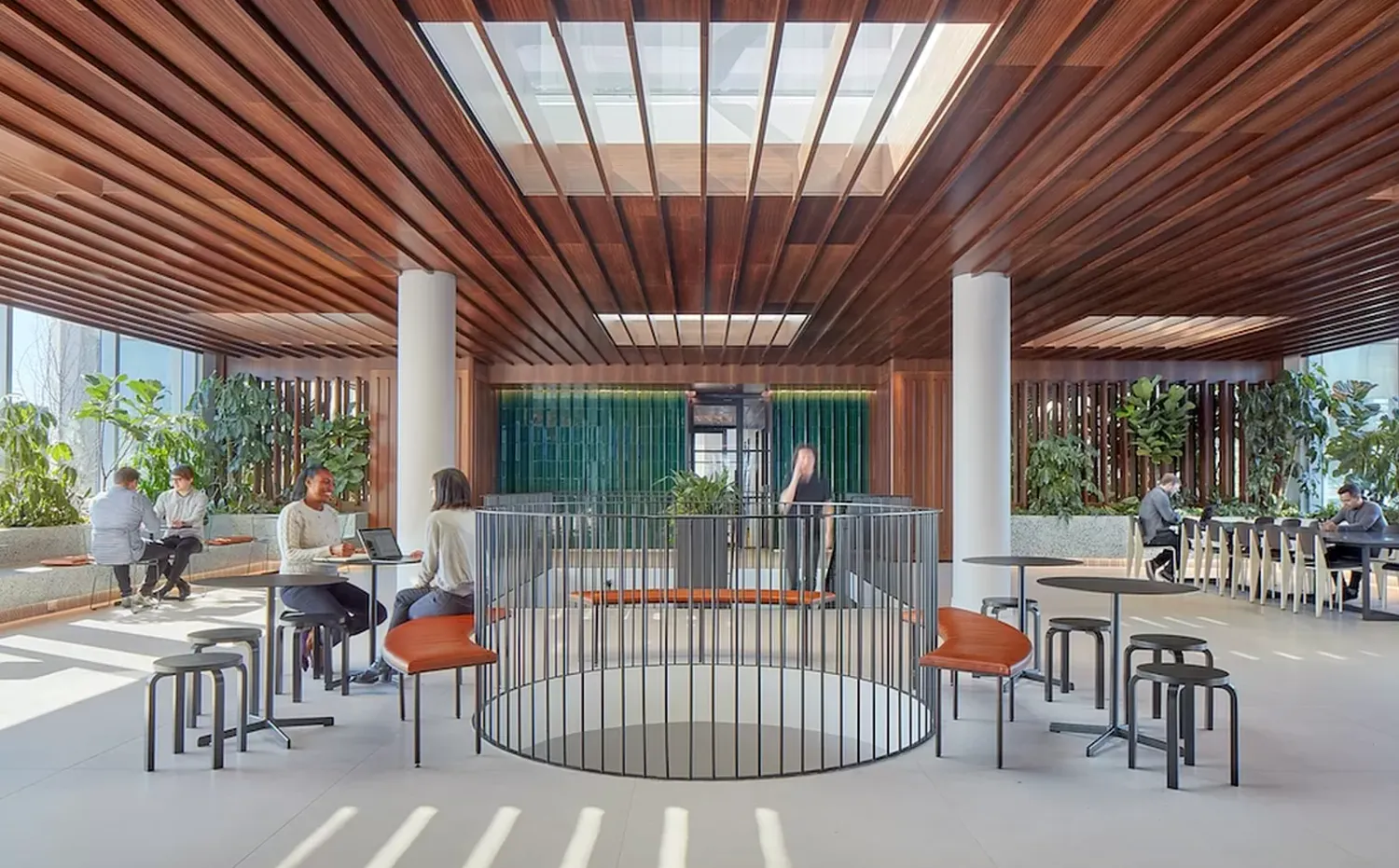a view of a patio with a table chairs and backyard