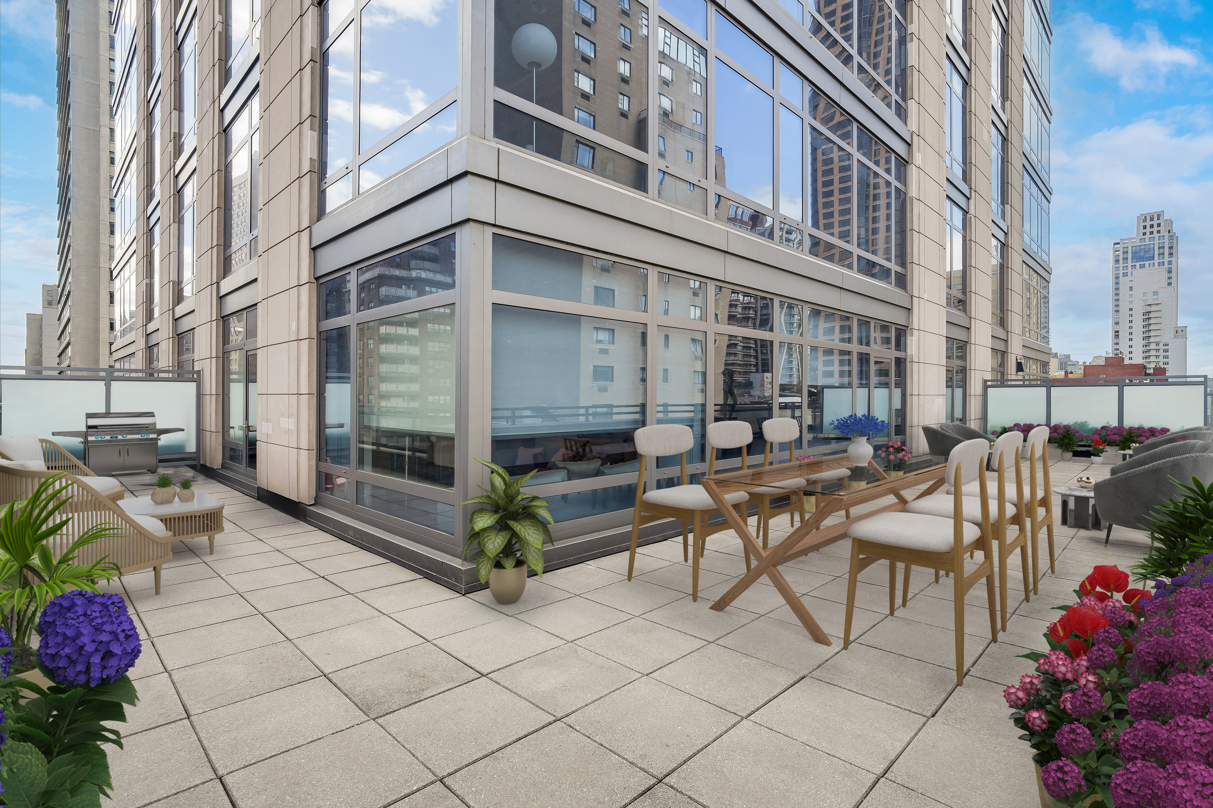 450 East 83rd Street, Unit 6B Manhattan, NY 10028 - Photo 3 of 25 a view of a building with sitting area
