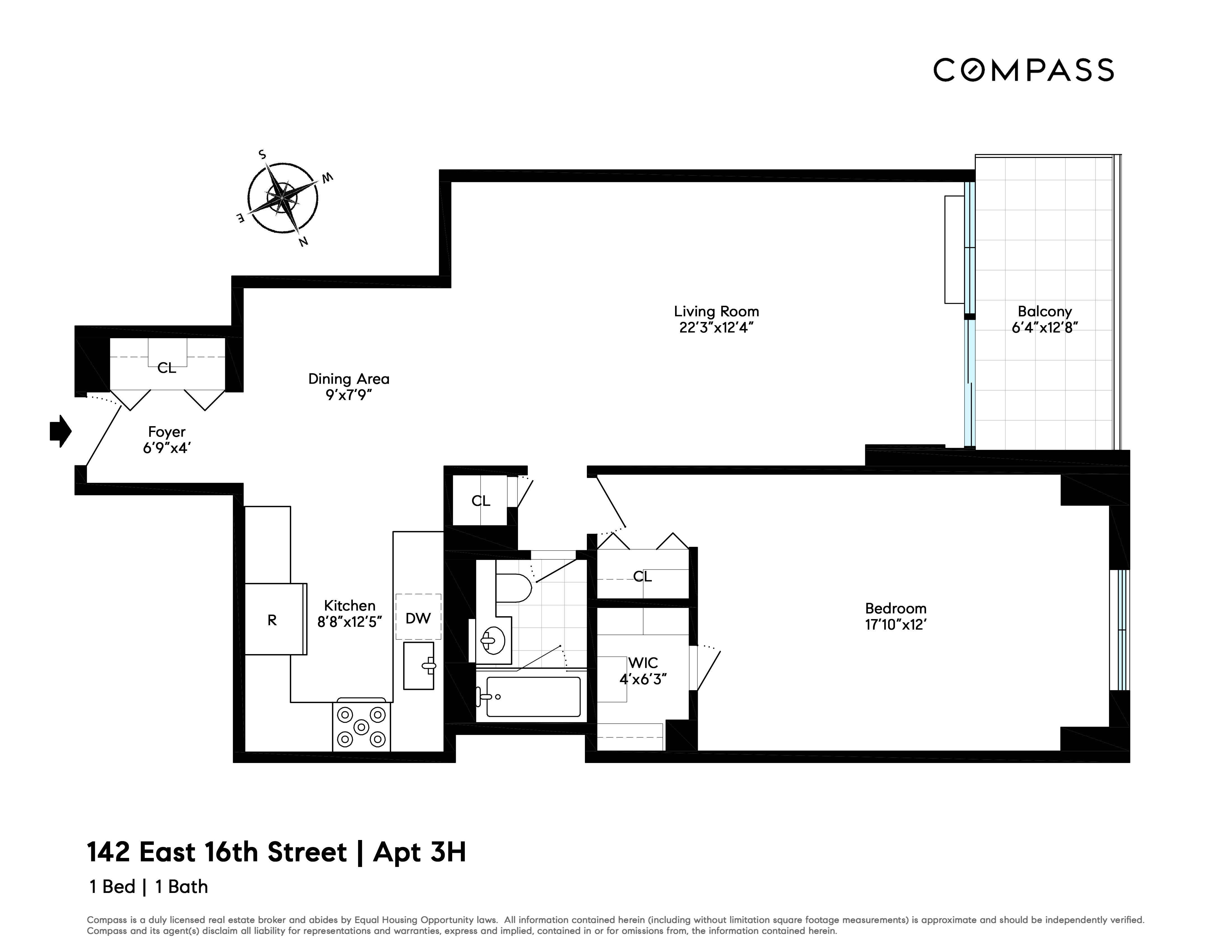142 East 16th Street, Unit 3H Manhattan, NY 10003 - Photo 9 of 9 Gallery Image 9
