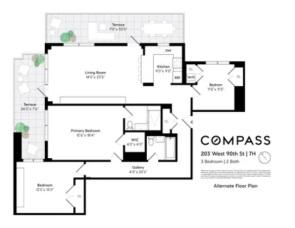 $2,950,000 | 203 West 90th Street, Unit 7H | Upper West Side