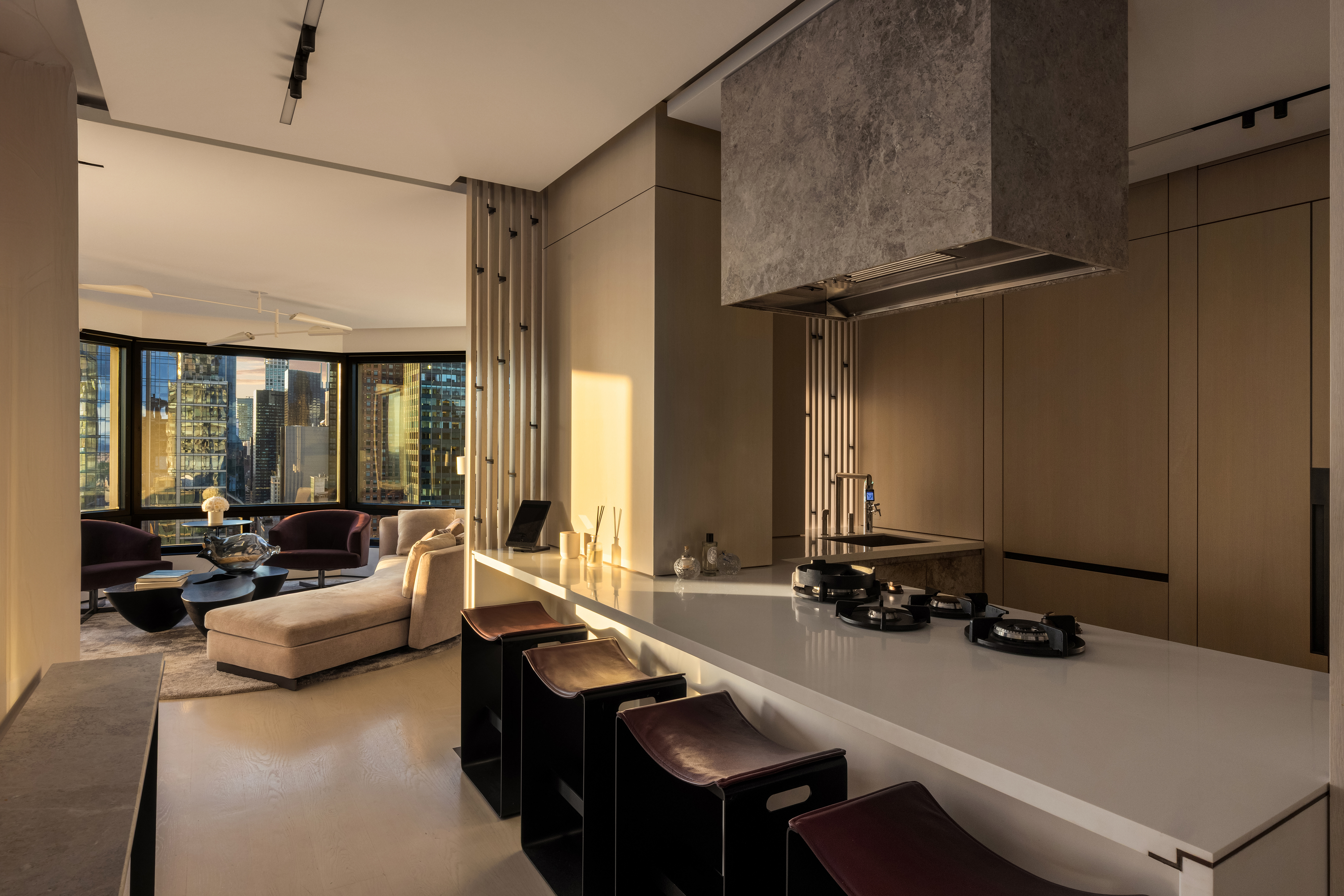 301 West 57th Street, Unit 36C Manhattan, NY 10019 - Photo 15 of 27 a living room with furniture