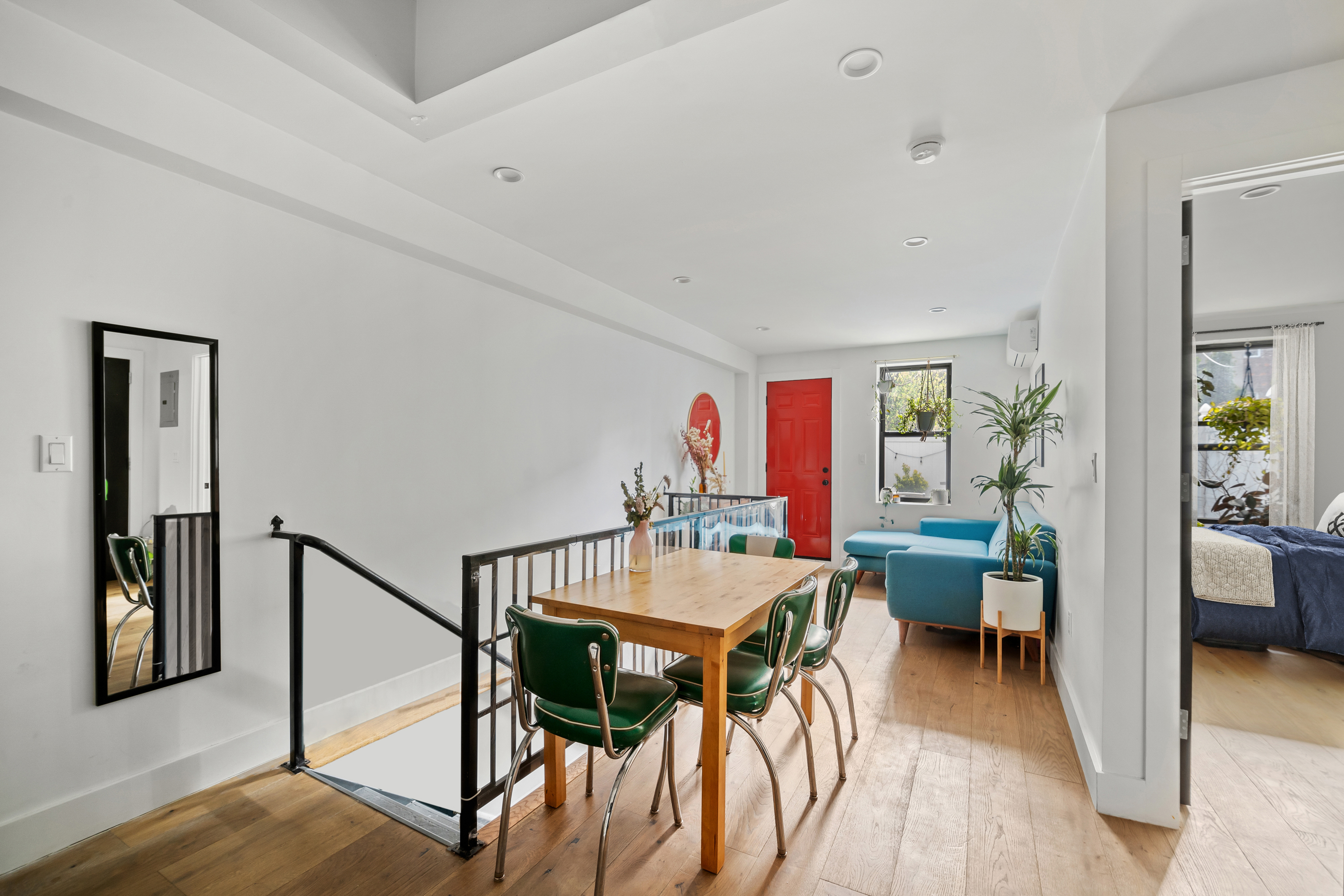 158 15th Street, Unit 1B Brooklyn, NY 11215 - Photo 7 of 14 a view of a dining room with furniture window and wooden floor