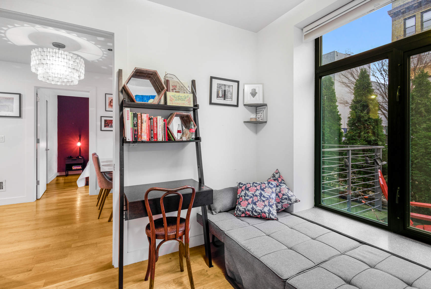 730 Lafayette Avenue, Unit 1F Brooklyn, NY 11221 - Photo 5 of 13 a bedroom with furniture and a window