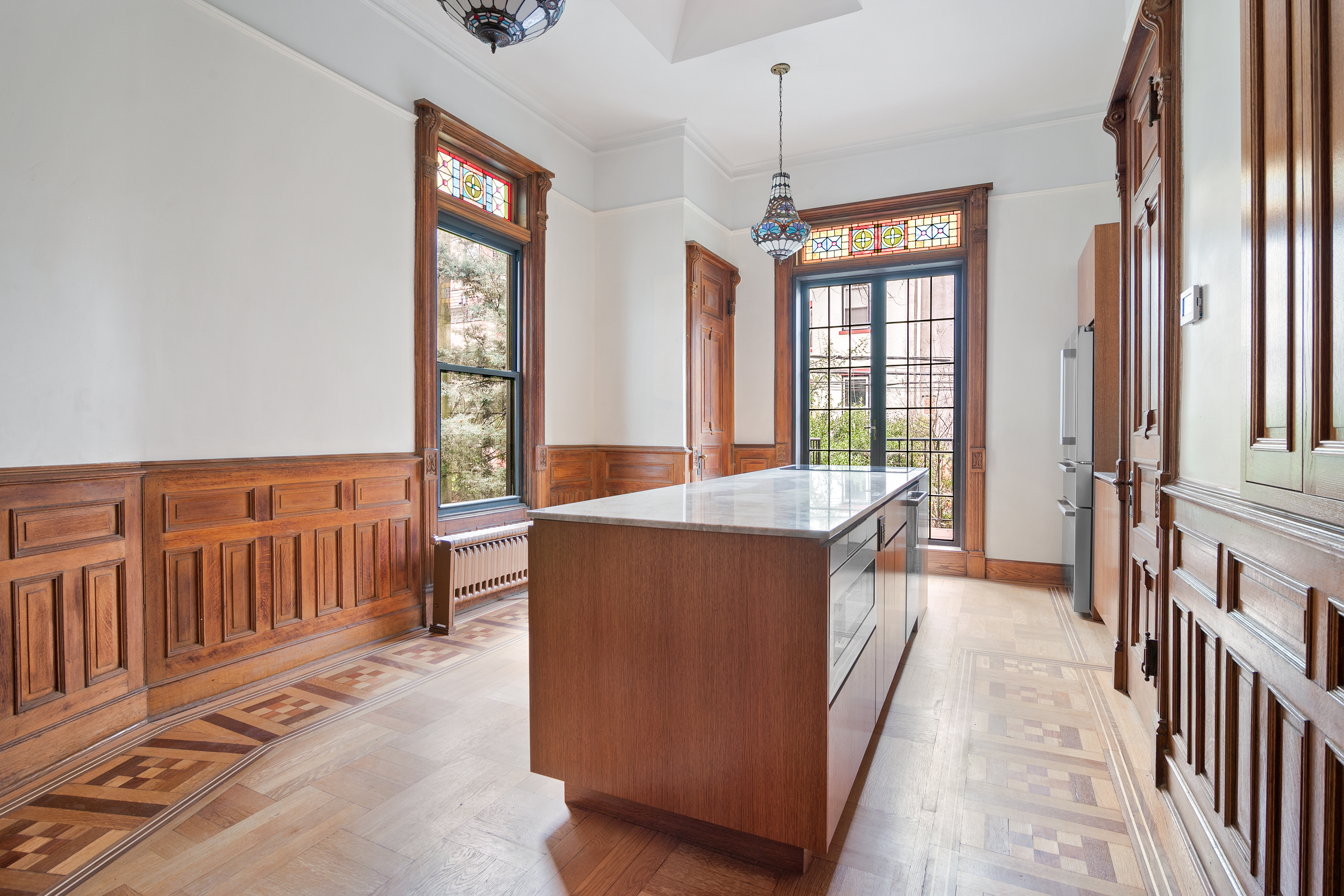 914 President Street, Unit TWNHSE Brooklyn, NY 11215 - Photo 6 of 29 a view of entryway and hall with wooden floor