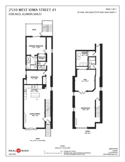 $715,000 | 2510 West Iowa Street, Unit 1, Chicago, IL 60622