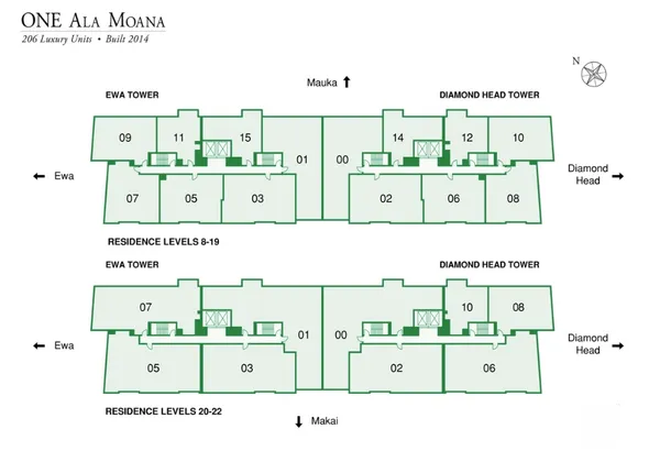 $3,495,000 | 1555 Kapiolani Boulevard, Unit 2002, Honolulu, HI 96814