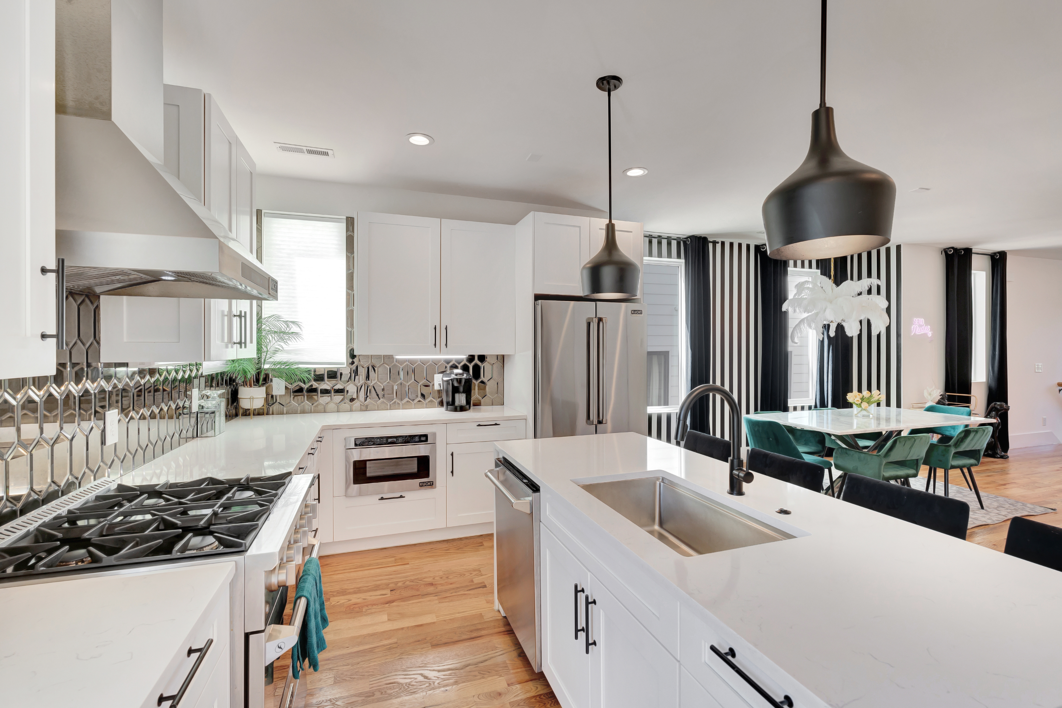 1203 Brick Church Pike Nashville, TN 37207 - Photo 12 of 44 a kitchen with stove a sink and refrigerator
