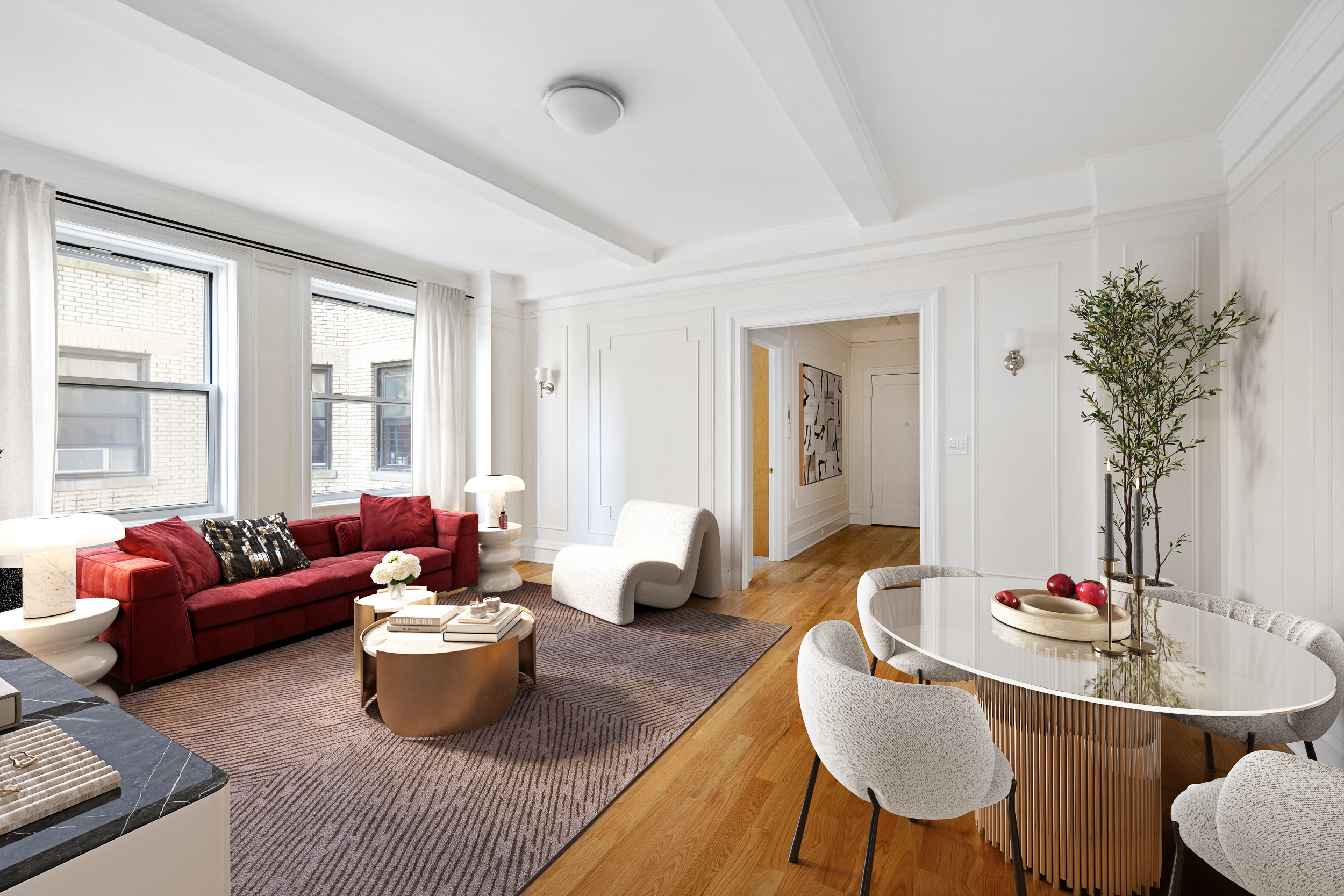 240 West 98th Street, Unit 7D Manhattan, NY 10025 - Photo 2 of 14 a living room with furniture and window