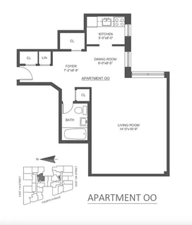 $4,925 | 85 4th Avenue, Unit 3OO | Greenwich Village